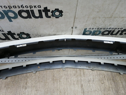 AA044313; Бампер передний AMG; под паркт.; под омыват. (A2128853525) для Mercedes-Benz E-klasse W212 S212/БУ; Оригинал; Р1, Мелкий дефект; 