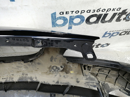 AA004123; Бампер передний, 4 отв. под датчики; под паркт.; под омыват. (51117200712) для BMW 5 серия F10 F11/БУ; Оригинал; Р0, Хорошее; (416) Темно-синий перламутр