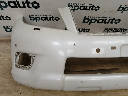 AA037503; Бампер передний; под паркт.; под омыват. (52119-60E01) для Toyota Land Cruiser Prado 150 (2010 — 2013)/БУ; Оригинал; Р1, Мелкий дефект; 