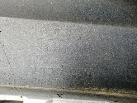 AA045516; Бампер передний; под паркт.; под омыват. (4L0 807 437 H) для Audi Q7 I рест. (2010-2015)/БУ; Оригинал; Р2, Удовлетворительное; 
