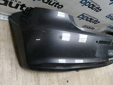 AA044589; Бампер задний; под паркт. (6R6807421BK) для Volkswagen Polo V Hatchback (2009-2013)/БУ; Оригинал; Р1, Мелкий дефект; 