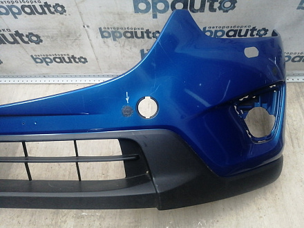 AA045774; Бампер передний; без паркт.; под омыват. (KD45-50031) для Mazda CX-5/БУ; Оригинал; Р1, Мелкий дефект; 