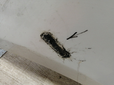 BA000272; Бампер передний; под паркт.; под омыват. (52119-50E80) для Lexus LS IV рест. 2 (2012- 2017)/БУ; Оригинал; Р1, Мелкий дефект; 