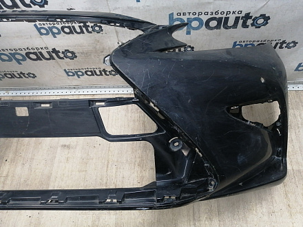 BA000267; Бампер передний; под паркт.; без омыват. (52119-33A30) для Lexus ES VI рест. (2015 - 2018)/БУ; Оригинал; Р1, Мелкий дефект; 