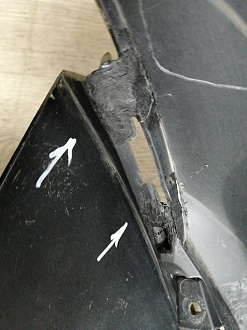 AA045844; Бампер передний; без паркт.; без омыват. (2803127XKQ11A) для Haval F7 I рест. (2022-н.в.)/БУ; Оригинал; Р1, Мелкий дефект; 