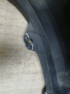 BA000218; Бампер передний, до 2010г; без паркт.; под омыват. (62022-JK60H) для Infiniti G (2006-2013)/БУ; Оригинал; Р1, Мелкий дефект; 