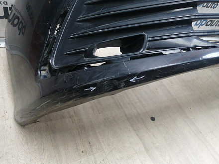 BA000243; Бампер передний; под паркт.; под омыват. (52119-06J20) для Toyota Camry 70 рест. (2021-2024)/БУ; Оригинал; Р1, Мелкий дефект; 