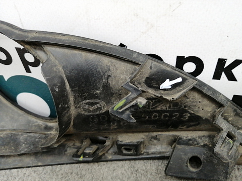 Фотография детали AA008181; Накладка ПТФ левая (GDK5-50C23) для Mazda 6 GH/БУ; Оригинал; Р1, Мелкий дефект; . Фото номер 7