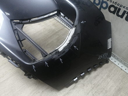 AA045996; Бампер передний; без паркт.; без омыват. (602002491AA) для Chery Tiggo/БУ; Оригинал; Р2, Удовлетворительное; 