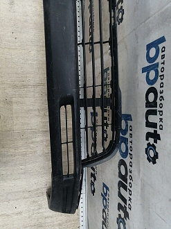 AA046002; Юбка переднего бампера (52129-0E010) для Toyota Highlander III (2014 — 2016)/БУ; Оригинал; Р1, Мелкий дефект; 