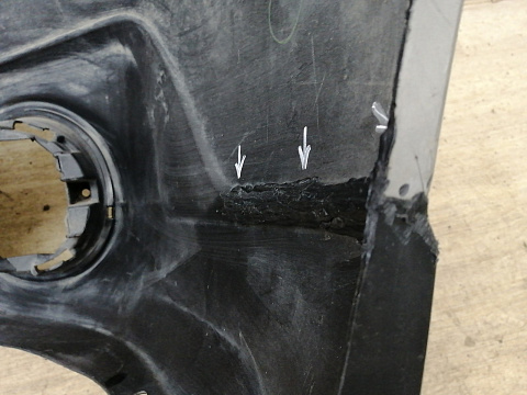 Фотография детали AA029582; Бампер передний; без паркт.; под омыват. (57704-AL030) для Subaru Outback V (2014-2017)/БУ; Оригинал; Р1, Мелкий дефект; . Фото номер 23