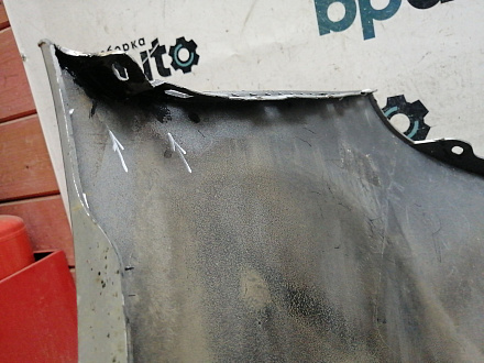 AA045618; Бампер задний; без паркт. (86611-4Y200) для Kia Rio III HB (2011- 2015)/БУ; Оригинал; Р1, Мелкий дефект; 