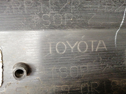 AA037563; Бампер передний; под паркт.; под омыват. (52119-0R180) для Toyota Rav4 40 рест. (2015 — 2019)/БУ; Оригинал; Р1, Мелкий дефект; 