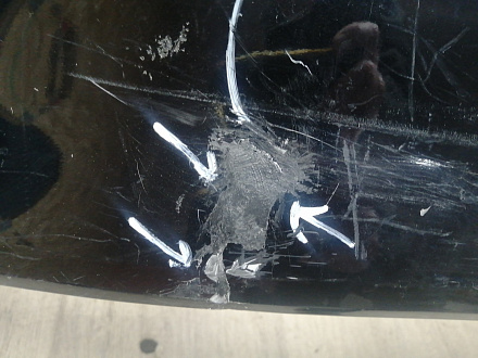 AA046045; Бампер задний; под паркт. (3G5807421) для Volkswagen Passat B8 Sedan (2015-2020)/БУ; Оригинал; Р1, Мелкий дефект; 