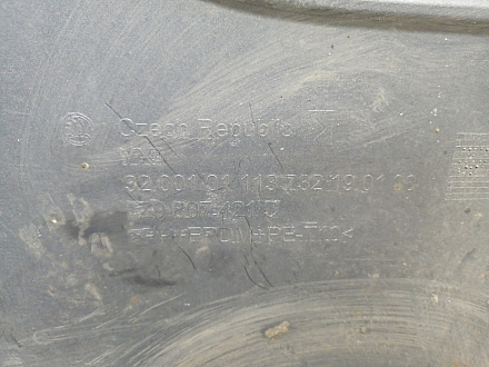 AA021238; Бампер задний; под паркт. (1Z9807421D) для Skoda Octavia II рест. Scout (2008-2013)/БУ; Оригинал; Р1, Мелкий дефект; 