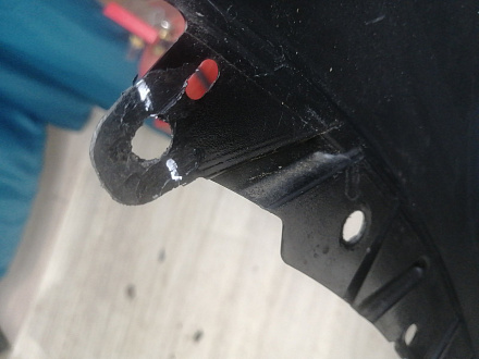 AA045752; Бампер передний; под паркт.; под омыват. (KD45-50031) для Mazda CX-5/БУ; Оригинал; Р1, Мелкий дефект; 