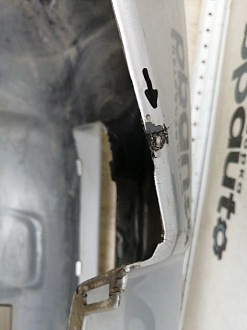 AA045331; Бампер передний; под паркт.; под омыват. (52119-60J00) для Toyota Land Cruiser 200 рест. (2012 — 2015)/БУ; Оригинал; Р1, Мелкий дефект; 