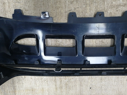 BA000255; Бампер передний, S-line; без паркт.; под омыват. (8R0 807 437 AC) для Audi Q5 I рест. (2012-2017)/БУ; Оригинал; Р1, Мелкий дефект; 