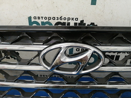 AA030999; Решетка радиатора; под паркт. (86351-D7600) для Hyundai Tucson III рест.  (2018-н.в.)/БУ; Оригинал; Р2, Удовлетворительное; 