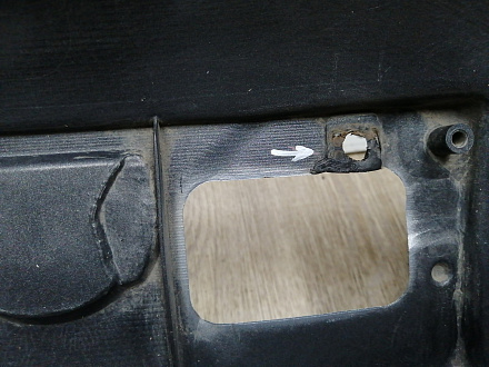 AA045325; Бампер передний; без паркт.; под омыват. (52119-12A60) для Toyota Corolla 150 (2006-2009)/БУ; Оригинал; Р1, Мелкий дефект; 