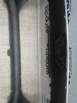 AA044456; Бампер передний; без паркт.; под омыват. (9674576177) для Peugeot 308 I рест. (2011-2015)/БУ; Оригинал; Р1, Мелкий дефект; 