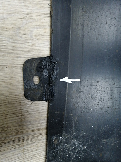 AA045695; Бампер задний; под паркт. (86611-4L000) для Hyundai/БУ; Оригинал; Р1, Мелкий дефект; 