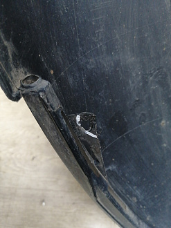 AA045466; Бампер задний AMG; под паркт. (A2128855125) для Mercedes-Benz E-klasse IV Sedan (W212) (2009-2013)/БУ; Оригинал; Р1, Мелкий дефект; 