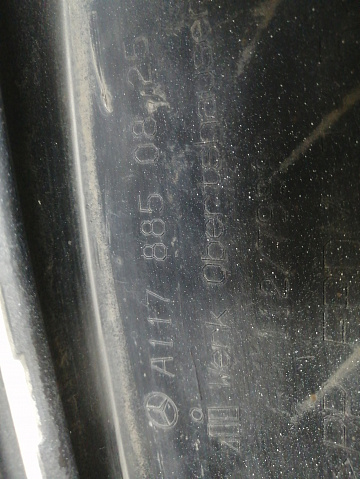 Фотография детали AA046197; Бампер передний AMG; под паркт.; под омыват. (A1178850825) для Mercedes-Benz CLA-klasse I (C117, X117) (2013-2016)/БУ; Оригинал; Р1, Мелкий дефект; . Фото номер 23