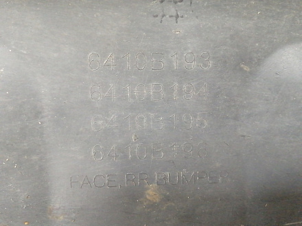 AA035008; Бампер задний; без паркт. (6410B193) для Mitsubishi Pajero Sport/БУ; Оригинал; Р1, Мелкий дефект; 