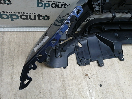 AA045884; Бампер передний; под паркт.; под омыват. (HY32-17F003-AAW) для Land Rover Discovery V L462 (2017 - 2020)/БУ; Оригинал; Р1, Мелкий дефект; 