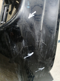 AA046005; Бампер передний; без паркт.; без омыват. (602002491AA) для Chery Tiggo/БУ; Оригинал; Р2, Удовлетворительное; 