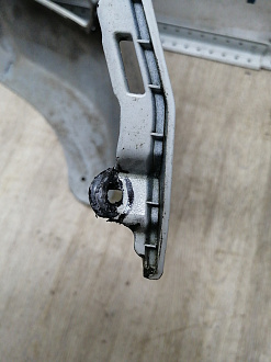 AA045614; Бампер задний; без паркт. (86611-4L200) для Hyundai Solaris I HB (2010- 2014)/БУ; Оригинал; Р2, Удовлетворительное; 