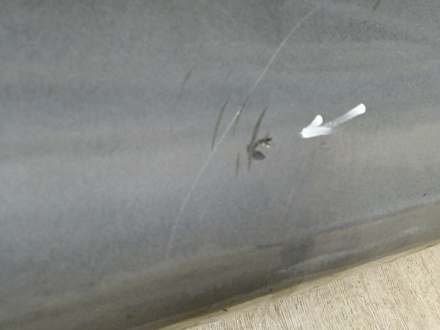 AA045802; Бампер задний; без паркт. (52159-02400) для Toyota Auris I (2007- 2010)/БУ; Оригинал; Р1, Мелкий дефект; 