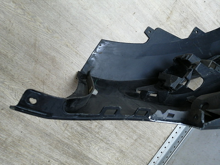 BA000166; Бампер передний; под паркт.; под омыват. (4G0 807 437) для Audi A6 C7/БУ; Оригинал; Р1, Мелкий дефект; 