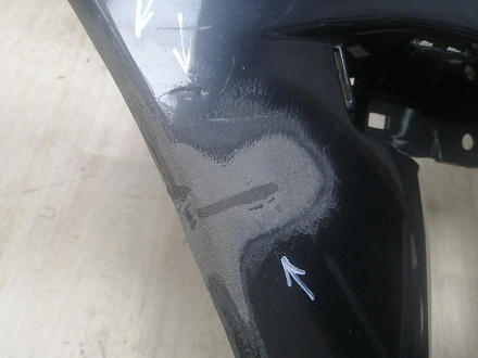 AA045750; Бампер передний, AMG; под паркт.; под омыват. (A1668856425) для Mercedes-Benz GL-klasse II (X166) (2012-2016)/БУ; Оригинал; Р1, Мелкий дефект; 