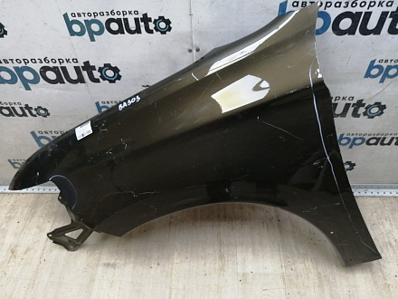 BA000303; Крыло переднее левое, без повторителя, под расширитель (5220K685) для Mitsubishi Outlander/БУ; Оригинал; Р1, Мелкий дефект; 