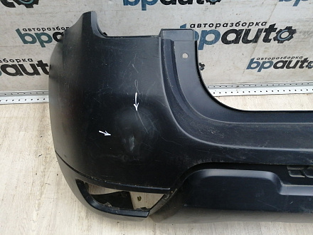 AA046561; Бампер задний; без паркт. (850225435R) для Renault Duster I рест. (2015-2021)/БУ; Оригинал; Р1, Мелкий дефект; 