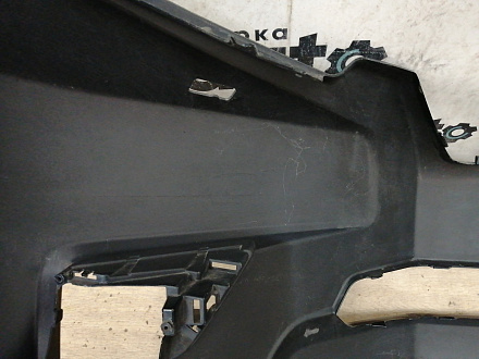 AA043742; Бампер передний; без паркт.; под омыват. (52119-6B984) для Toyota Land Cruiser Prado 150 рест.2 (2017- 2020)/БУ; Оригинал; Р1, Мелкий дефект; 