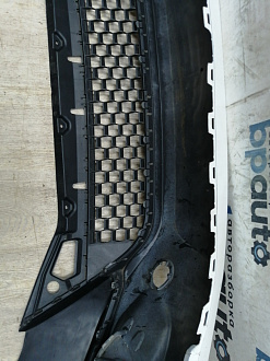 AA045686; Бампер передний, Track-Field; без паркт.; под омыват. (5N0807221T) для Volkswagen Tiguan I рест. (2011- 2016)/БУ; Оригинал; Р1, Мелкий дефект; 