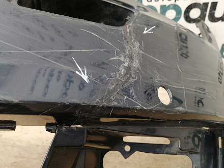 AA043130; Бампер передний; под паркт.; под омыват. (4G8 807 437) для Audi A7 I Sportback (2010-2014)/БУ; Оригинал; Р1, Мелкий дефект; 