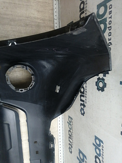 AA045965; Бампер передний; под паркт.; под омыват. (52119-60G50) для Toyota Land Cruiser Prado 150 рест. (2013 — 2017)/БУ; Оригинал; Р1, Мелкий дефект; 