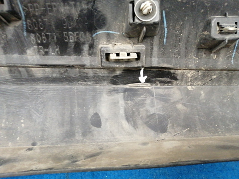 Фотография детали AA035358; Накладка на дверь передняя левая (80871-9UA0A) для Nissan Murano III (Z52) (2014-2022)/БУ; Оригинал; Р1, Мелкий дефект; . Фото номер 7
