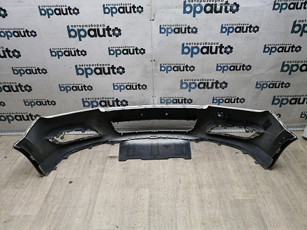 AA045407; Бампер передний; без паркт.; без омыват. (13225746) для Opel Astra/БУ; Оригинал; Р1, Мелкий дефект; 