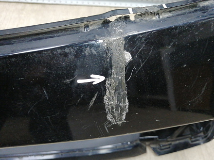 BA000120; Бампер передний; под паркт.; под омыват. (52119-06C40) для Toyota Camry/БУ; Оригинал; Р1, Мелкий дефект; 