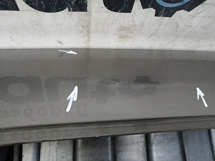 AA046060; Бампер задний, под расширители, Alltrack; под паркт. (3AF807221B) для Volkswagen Passat B7 Wagon (2011- 2014)/БУ; Оригинал; Р1, Мелкий дефект; 