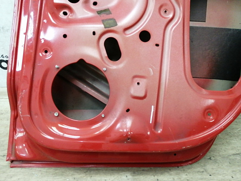 Фотография детали AA043236; Дверь задняя правая (6R4 833 056 J) для Volkswagen Polo V Hatchback (2009-2013)/БУ; Оригинал; Р2, Удовлетворительное; . Фото номер 14