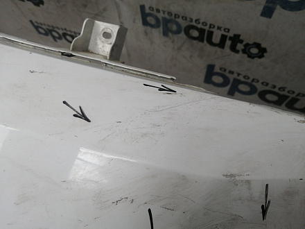 BA000246; Бампер передний; без паркт.; под омыват. (5M0807221N) для Volkswagen Golf Plus II (2009-2014)/БУ; Оригинал; Р2, Удовлетворительное; 