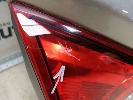 AA045349; Крышка багажника; под камер. (K0100BR0MA) для Nissan Qashqai/БУ; Оригинал; Р2, Удовлетворительное; 