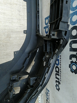 AA045631; Бампер передний; под паркт.; под омыват. (4G0 807 437) для Audi A6 C7/БУ; Оригинал; Р1, Мелкий дефект; 