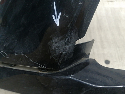 AA045782; Бампер передний, AMG; под паркт.; под омыват. (A1668854425) для Mercedes-Benz M-klasse III (W166) (2011-2015)/БУ; Оригинал; Р1, Мелкий дефект; 